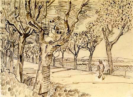 Vincent van Gogh -  La route de Tarascon