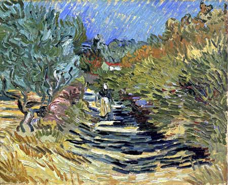 Vincent van Gogh - Camino en Saint-Rémy