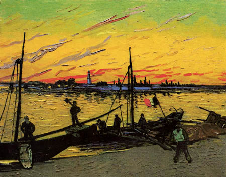 Vincent van Gogh - Barcazas de carbón