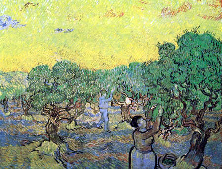Vincent van Gogh - Recolectores de aceitunas