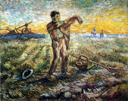 Vincent van Gogh - El final de la día