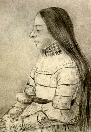 Vincent van Gogh - The daughter of Jacob Meyer