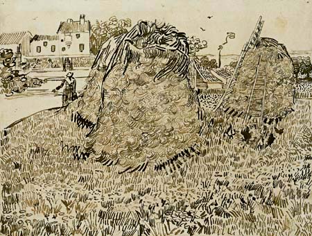 Vincent van Gogh - Hacinas de heno