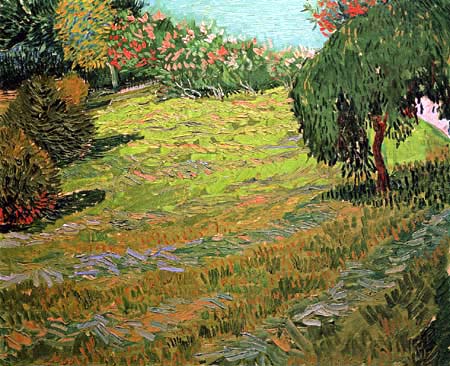 Vincent van Gogh - Prado con el sauce