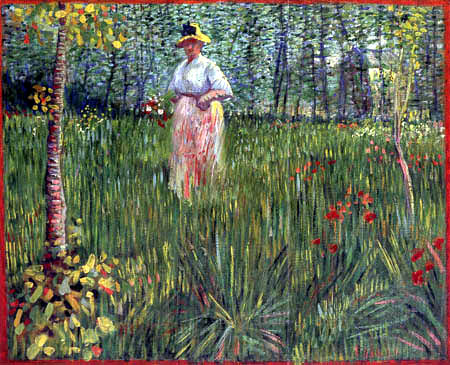 Vincent van Gogh - Woman in a Garden