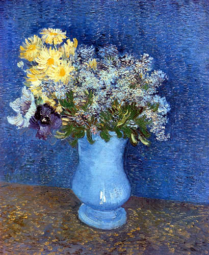 Vincent van Gogh - Naturaleza muerta con jarrón de flores