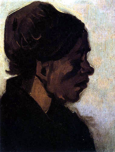 Vincent van Gogh - Kopf einer Brabanter Bäuerin