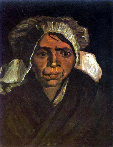 Vincent van Gogh - Cabeza de una campesina