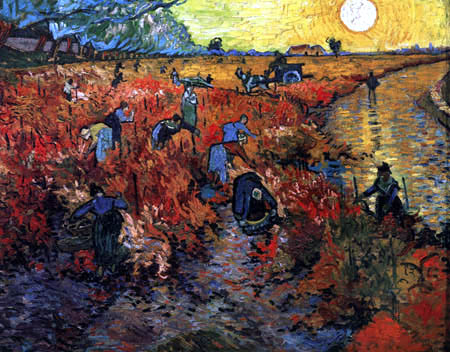 Vincent van Gogh - Der rote Weinberg