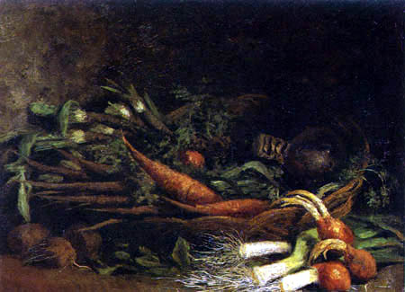 Vincent van Gogh - Nature morte avec un panier de légumes