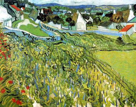 Vincent van Gogh - Vineyards with a View of Auvers