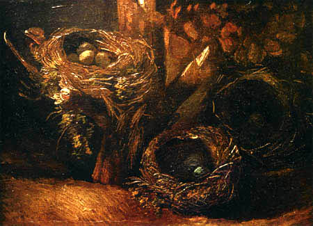 Vincent van Gogh - Still Life with Three Bird´s Nest