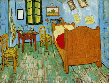 Vincent van Gogh - Gogh´s Schlafzimmer in Arles