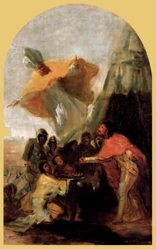 Francisco J. Goya y Lucientes - Saint Isidore et de Saint Fernando