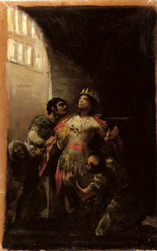Francisco J. Goya y Lucientes - St. Hermengild im Gefängnis