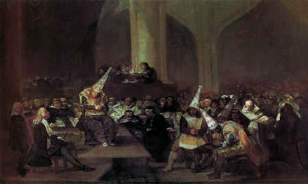 Francisco J. Goya y Lucientes - Tribunal de Inquisition,