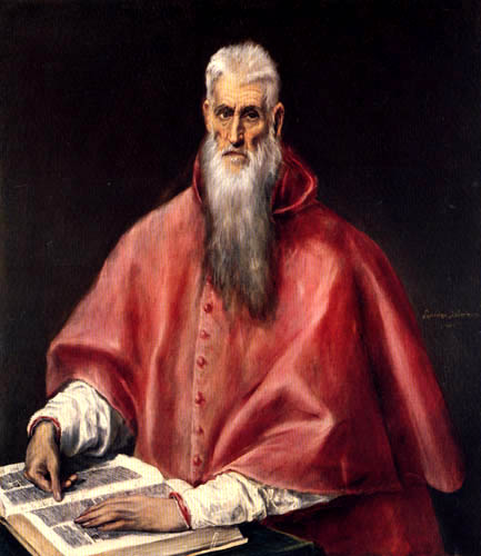 Greco El (Doménikos Theotokópoulos) - St. Jerome