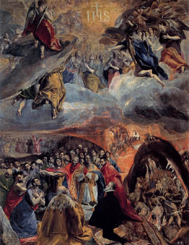 Greco El (Doménikos Theotokópoulos) - La gloire de Philippe II