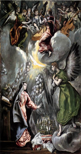 Greco El (Doménikos Theotokópoulos) - Annunciation