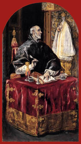 Greco El (Doménikos Theotokópoulos) - Saint Ildefonso