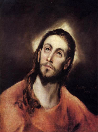 Greco El (Doménikos Theotokópoulos) - The praying Christ