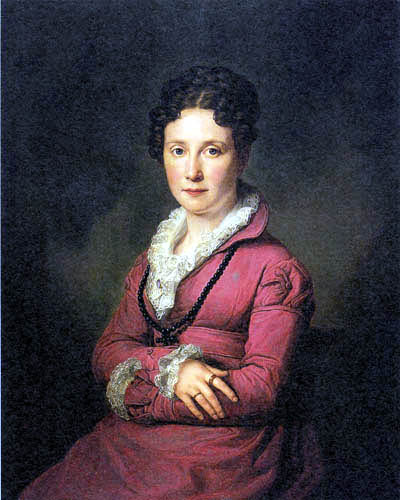 Friedrich Carl Gröger - Portrait de Mine Mylius