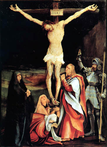 Matthias (Matthaeus, Mathis) Grünewald (Grün) - Crucifixion