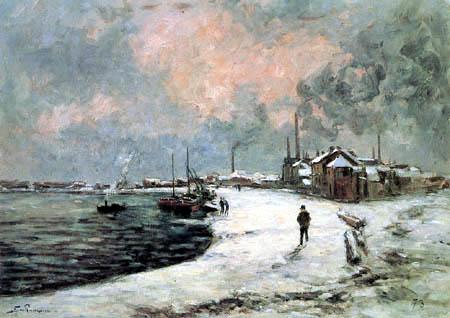 Armand Guillaumin - Ivry in snow