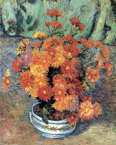 Armand Guillaumin - Vase de Chrysanthèmes