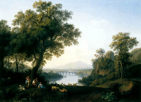 Jacob Philipp Hackert - Paysage de fleuve