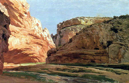 Carlos de Haes - Canyon of Jaraba, Aragón