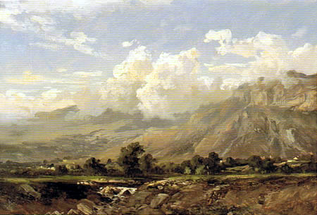 Carlos de Haes - Paysage de montagne