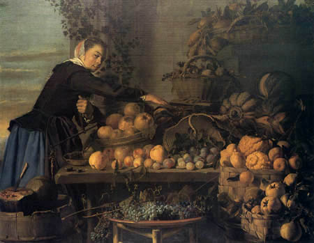 Frans Hals - La vendedora de frutas