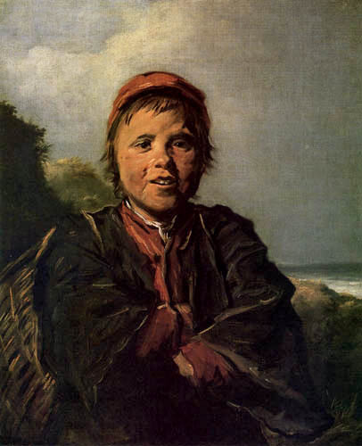 Frans Hals - Un niño pescador