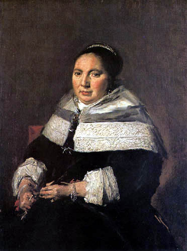 Frans Hals - Porträt einer Dame