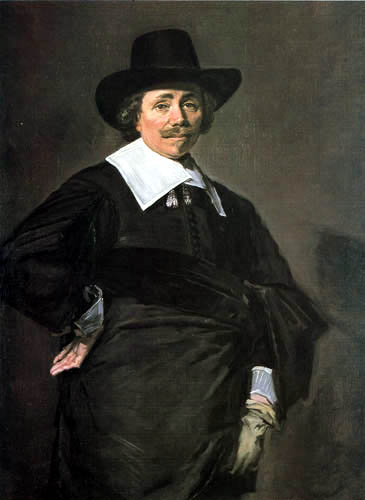 Frans Hals - Porträt eines stehenden Herrn