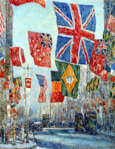 Childe Hassam - Avenue of the Allies