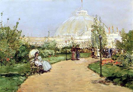 Childe Hassam - Crystal Palace, Chicago