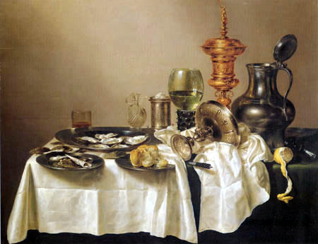Willem Claesz Heda - Still life of a gilt cup