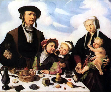 Maarten van Heemskerck - Portrait de une Famille