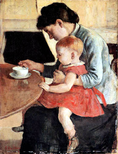 Ferdinand Hodler - Mutter und Kind