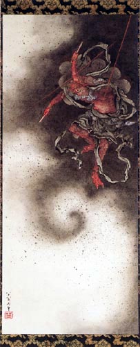 Katsushika Hokusai - Le Dieu du Tonnerre Raiden