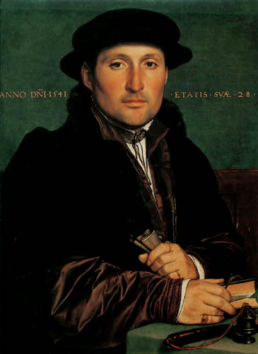 Hans Holbein the Younger - Portrait of a merchant