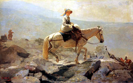 Winslow Homer - Steiniger Pfad in den White Mountains
