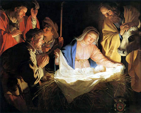 Gerard van Honthorst - Adoration of the shepherds