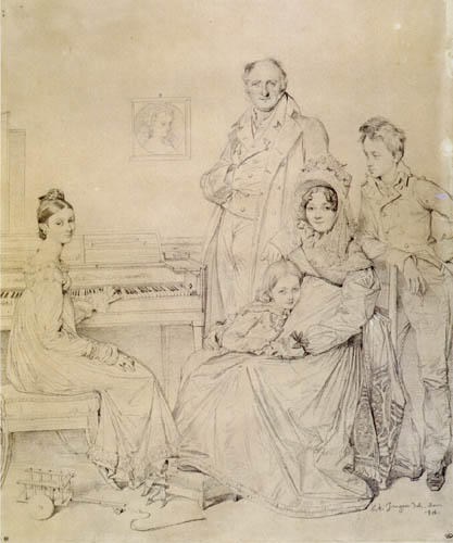 Jean-Auguste-Dominique Ingres - Famille Stamaty