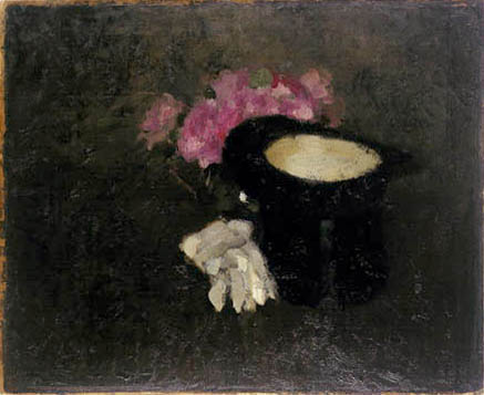 Alexej von Jawlensky - Zylinder mit Handschuhen und Rosen