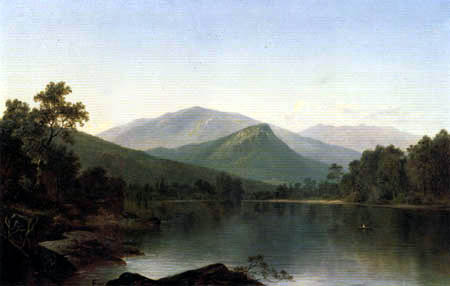 David Claypole Johnson - View of the Androscoggin River, Maine