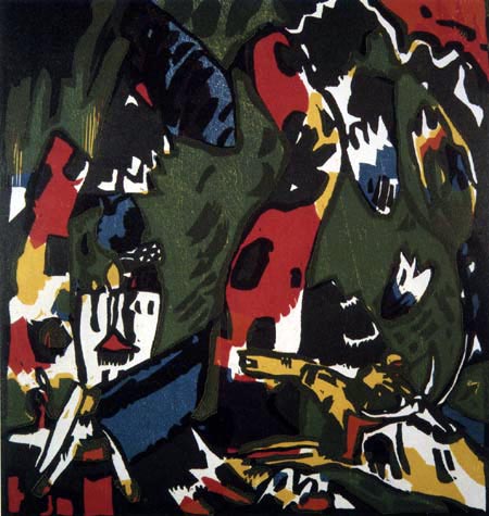 Wassily Kandinsky - Bogenschütze