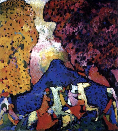 Vassily Kandinsky - Le montagne bleue